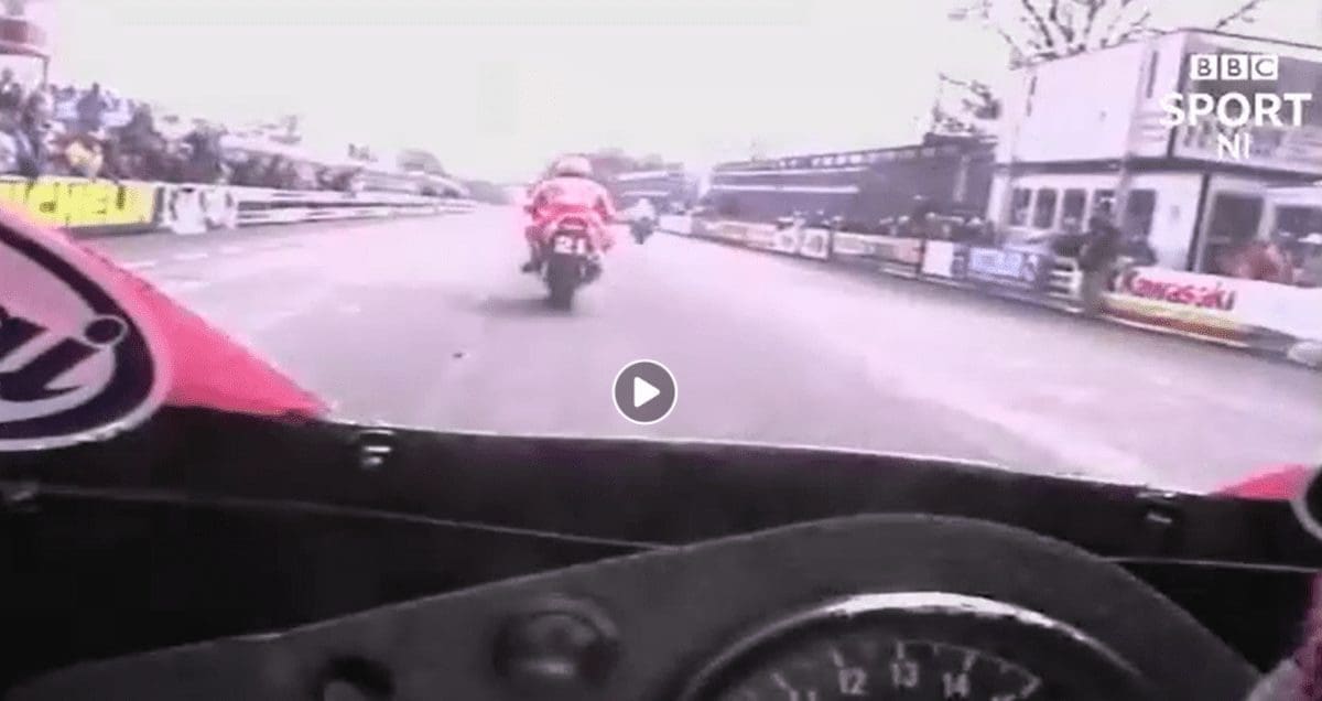 VIDEO: On-board with Joey Dunlop at the 1996 Isle of Man TT