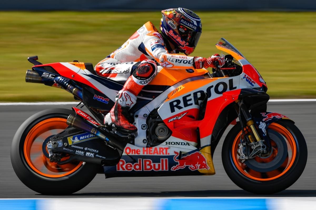 MotoGP: Marc Marquez tops FP4 despite crash, Cal Crutchlow P2