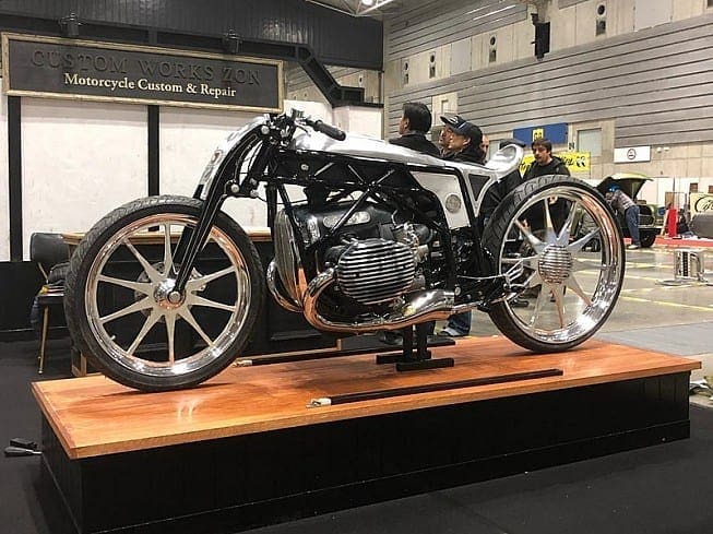 CUSTOM board tracker revealed with OFFICIAL NEW 1800cc BMW BOXER engine.