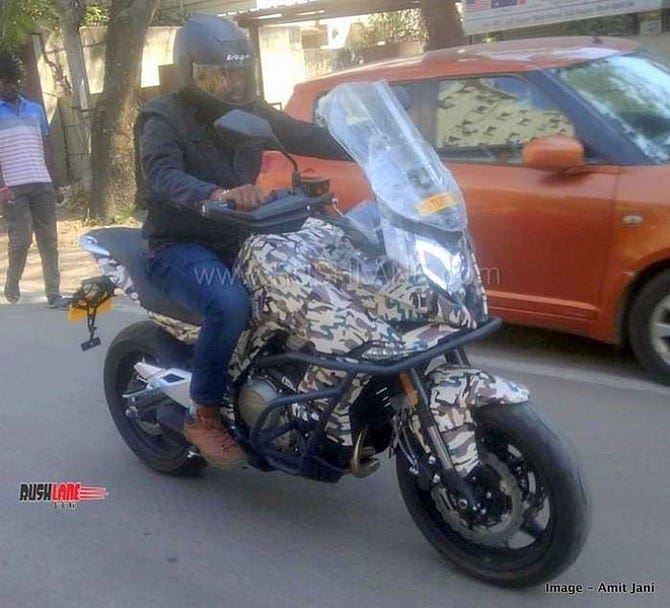 SPY SHOTS: CF Moto’s 650 MT Adventure Tourer SPOTTED testing in India.