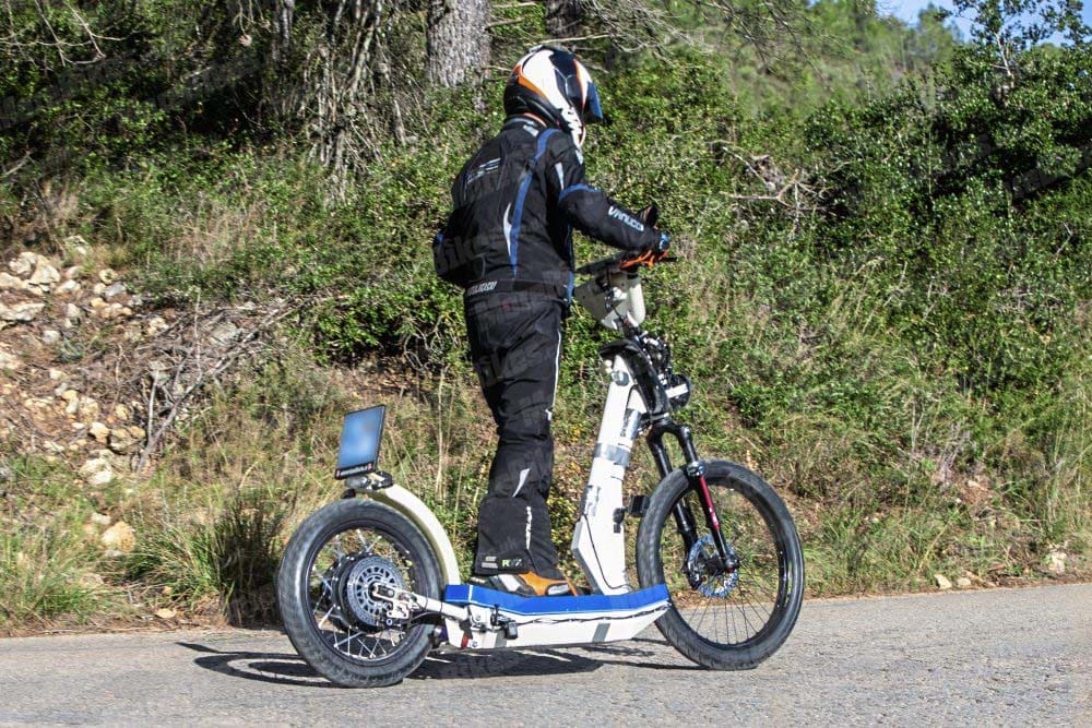 Spy Shot: KTM’s working on an E-Scooter. Yep. And here it is. Umm…
