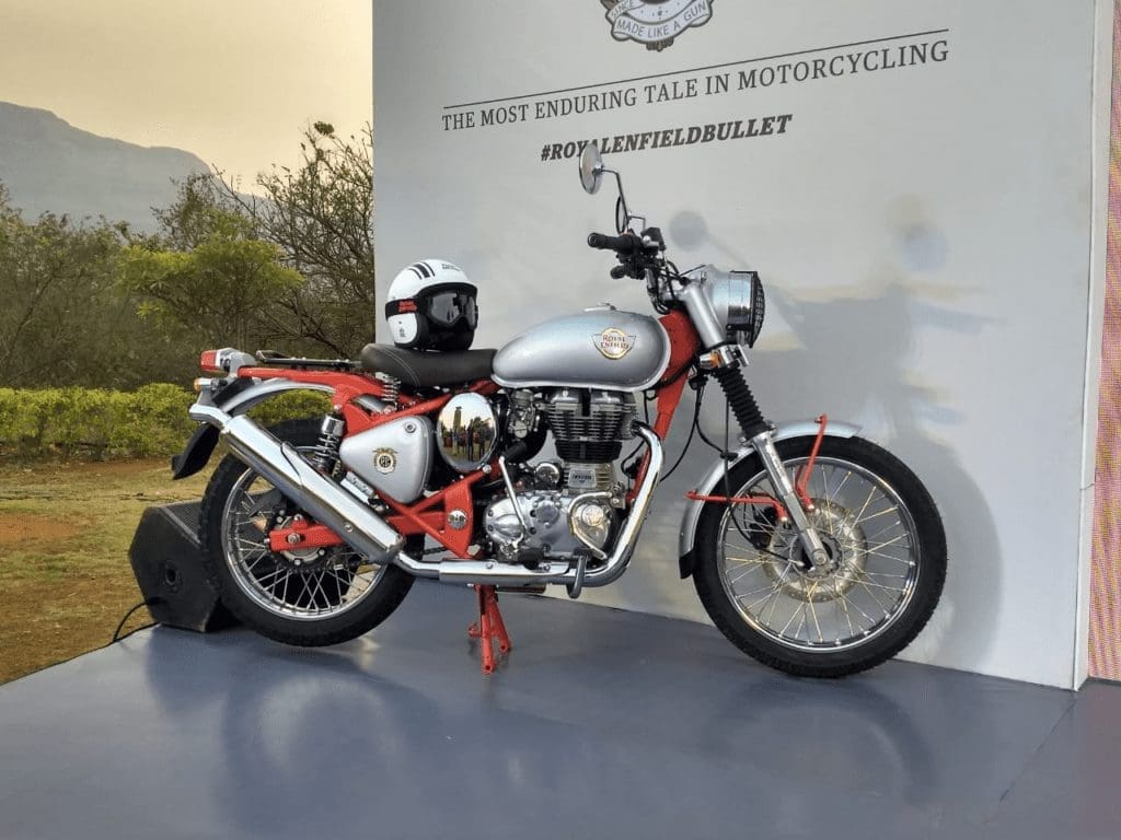 Royal Enfield Bullet electric mini motorcycle - Video