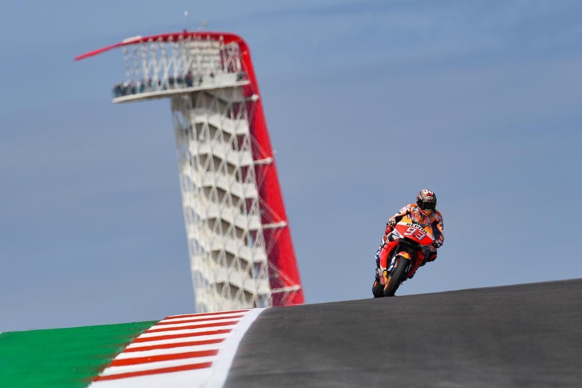 MotoGP: Q2 – Marquez keeps Rossi at bay to retain COTA qualifying crown