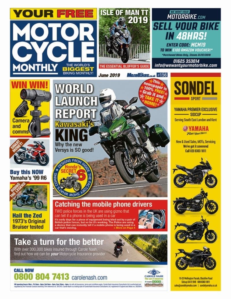 Motor Cycle MonthlyJUNE 2019 – #156 – Out Now and it’s COMPLETELY FREE!