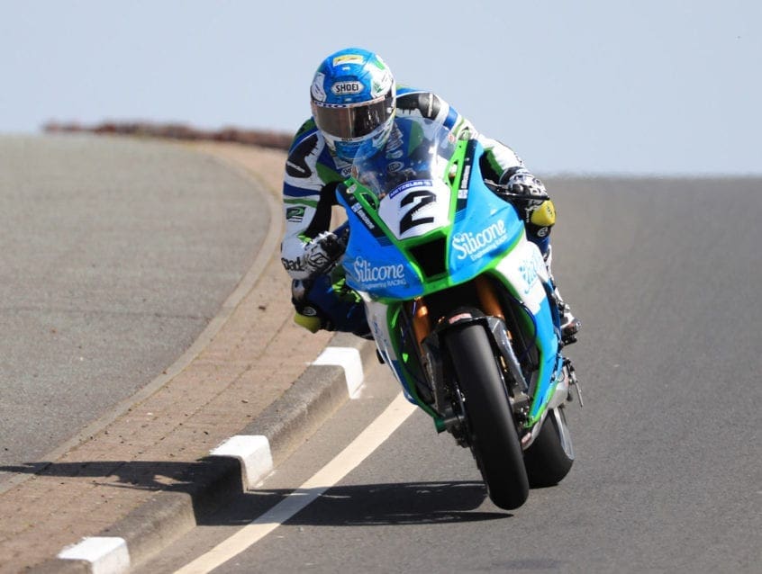 ROADS: Dean Harrison tops SUPERBIKE practice at the North West 200.