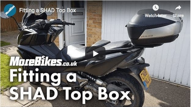 Video: Fitting a SHAD Top Box to a Kymco AK550