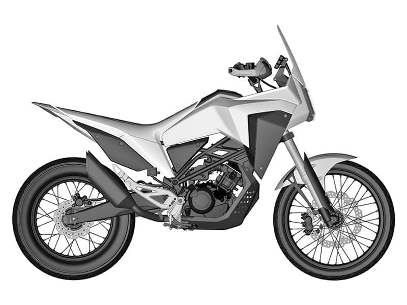 Honda files patents for the CB125X and CB125M funky future roadsters.