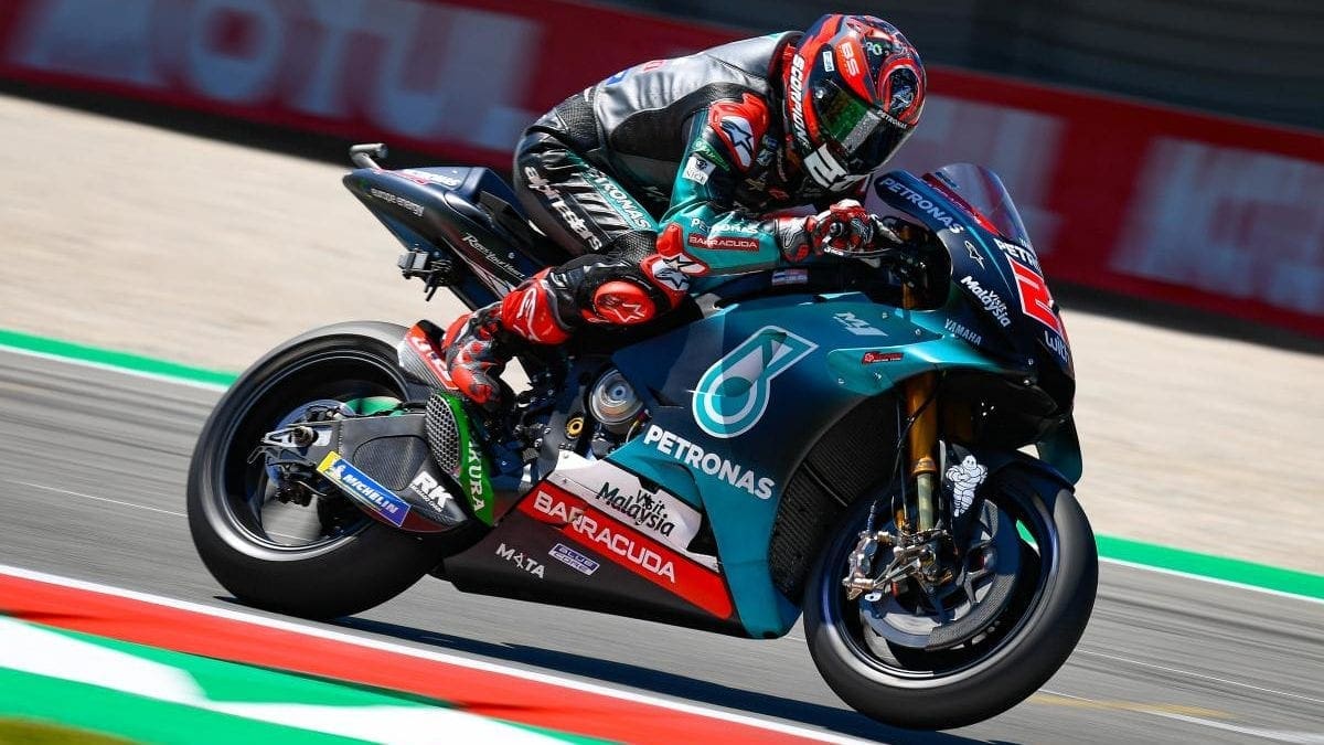 MotoGP: Quartararo sets new lap record to top FP3