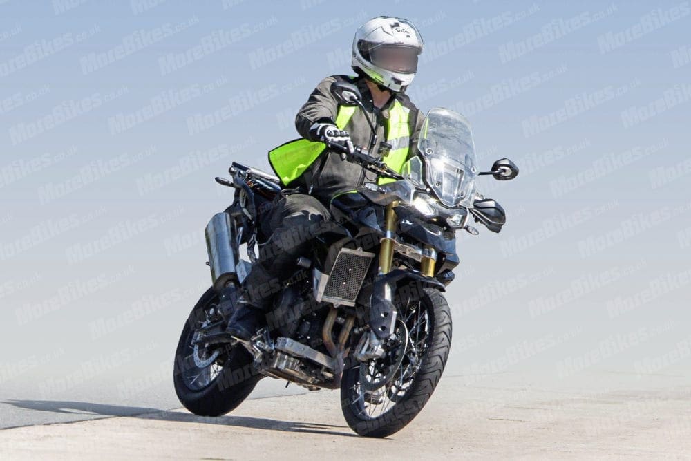 SPY SHOTS: Here’s the real photos of the 2020 Triumph Tiger caught out in testing. Whoa!