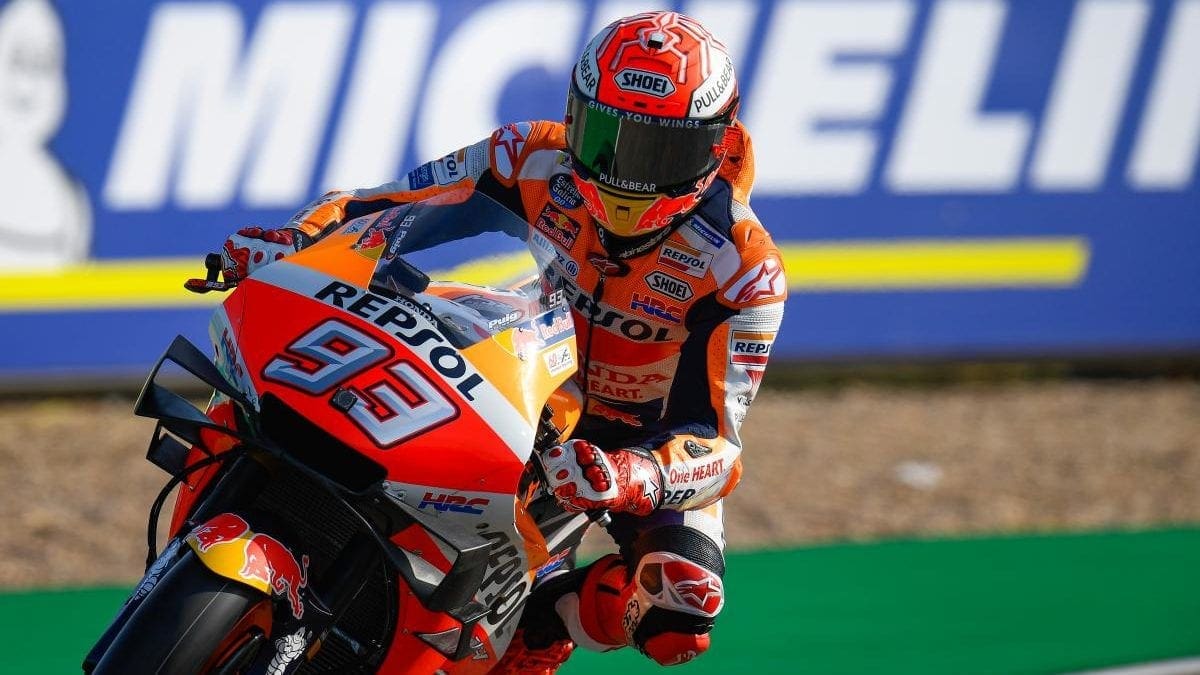 MotoGP: Marquez blitzes field in FP1 to go 0.2 off Aragon lap record
