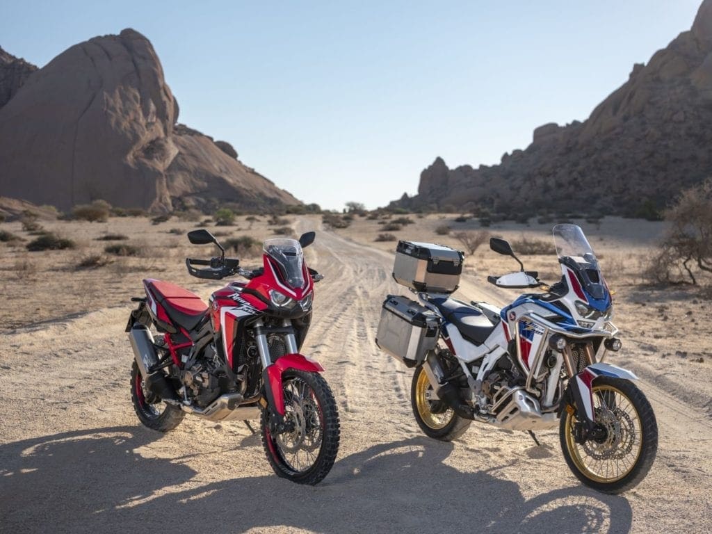 The Honda Africa Twin and Africa Twin Adventure Sports.