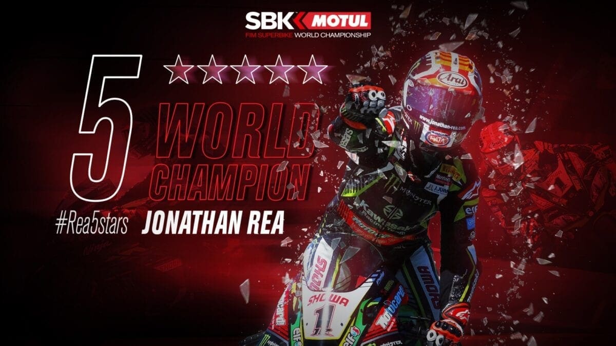 WSB: Rea wins to clinch fifth WorldSBK title at Magny-Cours!