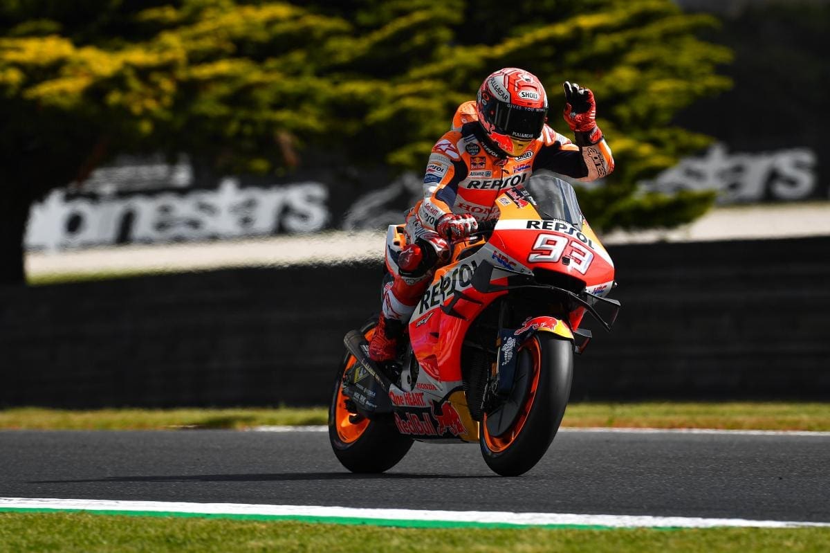 MotoGP: Marquez fastest in red-flagged FP4 at Phillip Island