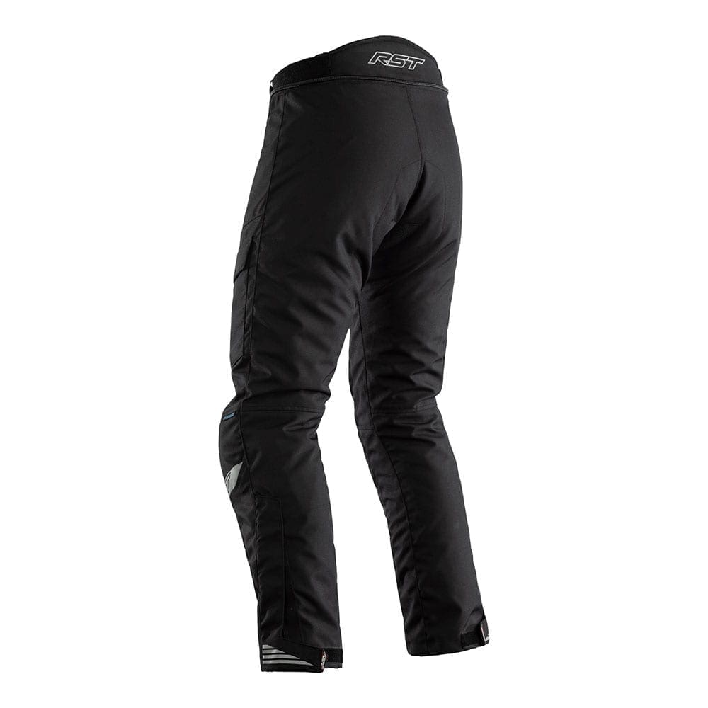 Rear view of RST Alpha motorcycle winter trouser.