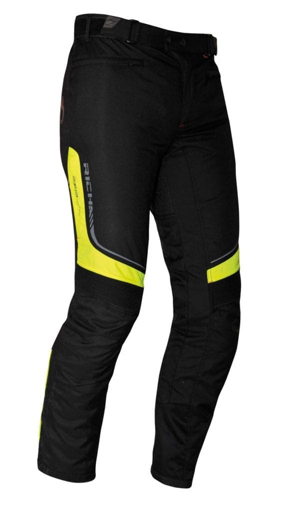 Rear view of the Richa Colorado motorcycle winter trousers. 