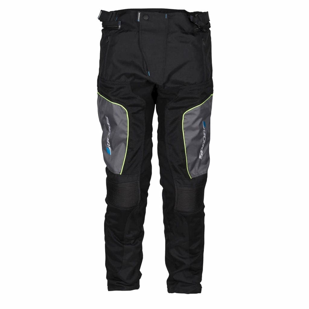 Front view of the Spada Turin motorcycle winter trousers. 