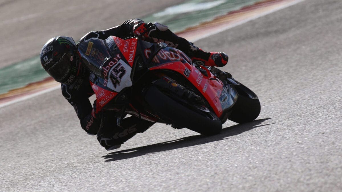 Scott Redding was fastest on day two of testing at Aragon.