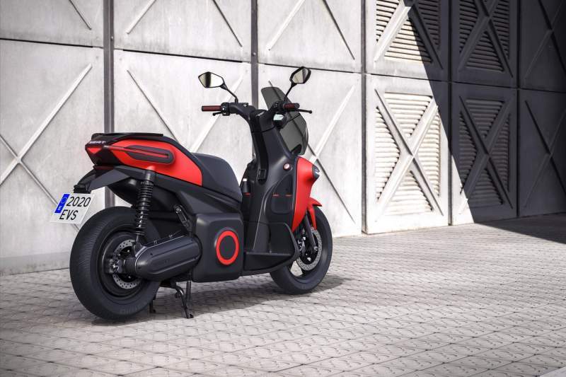 This is the e-Scooter from SEAT. It's got 240Nm of torque on tap! 
