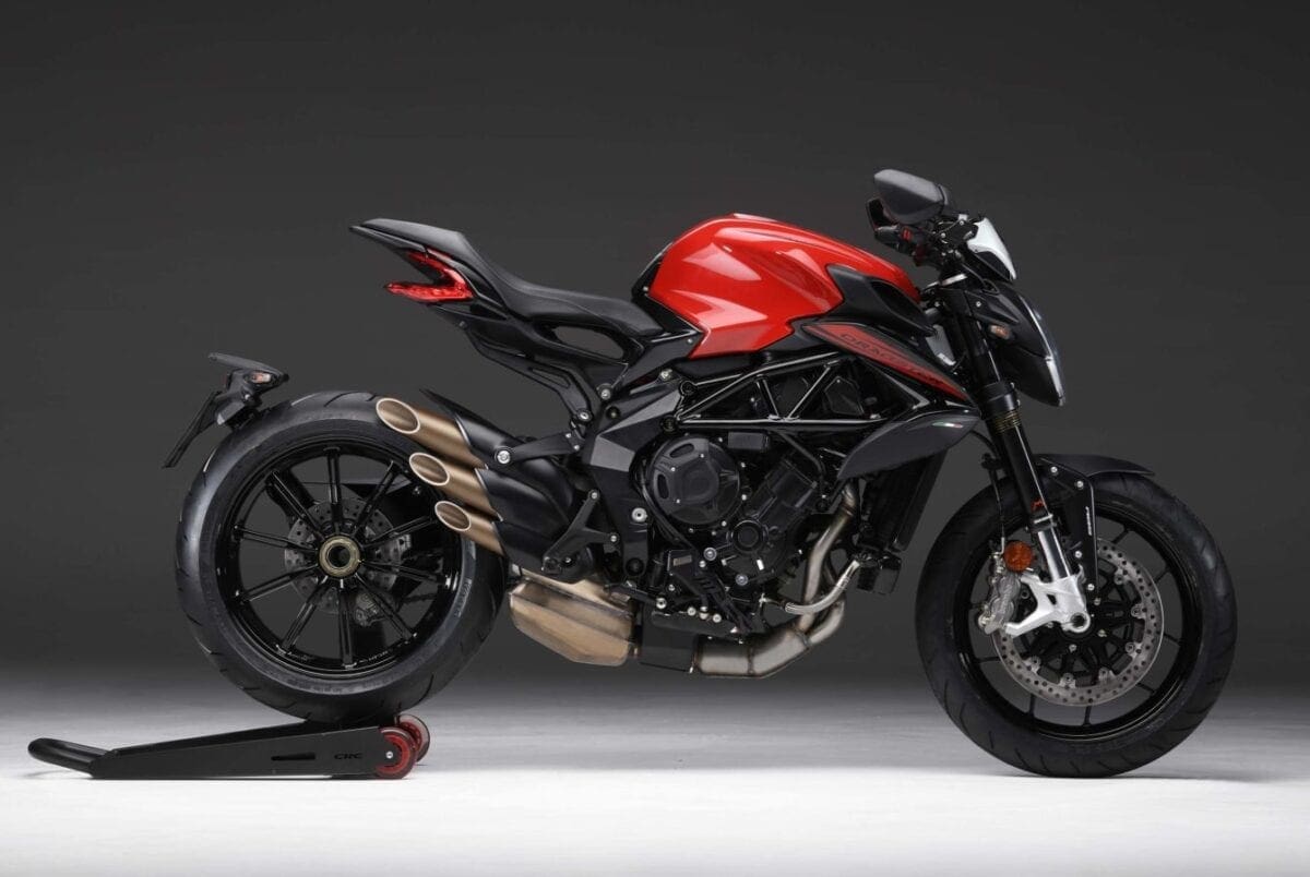 This is the Dragster 800 from MV Agusta, part of the Italian company's 2020 motorcycle model year line-up. 