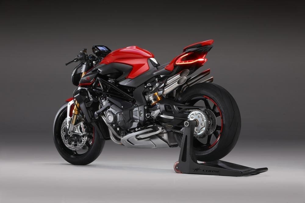 More aero and new electronics are fitted to the 2020 MV Agusta Brutale 1000RR bike. 