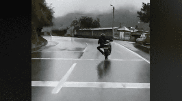 VIDEO: Do YOU want to improve your RACING lines in the wet? Here’s how not to do it.