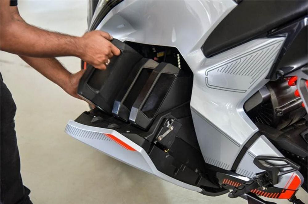 Pull out and charge whilst you're at work if you want to. Like a mobile phone only more so.