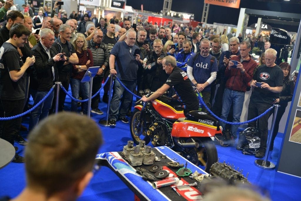 VIDEO: Watch Barry Sheene’s Suzukis restored at Motorcycle Live 2019