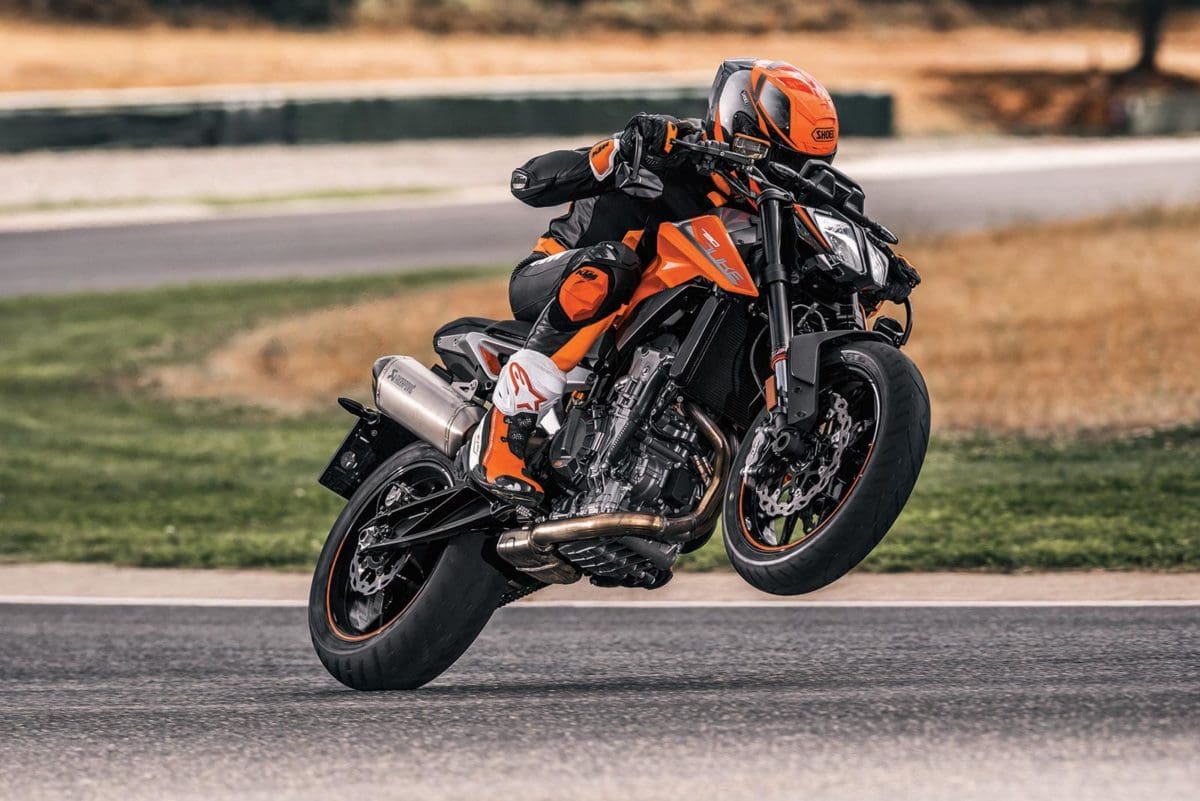 KTM's 790 Duke. Production moves to China as part of joint venture with CFMoto.