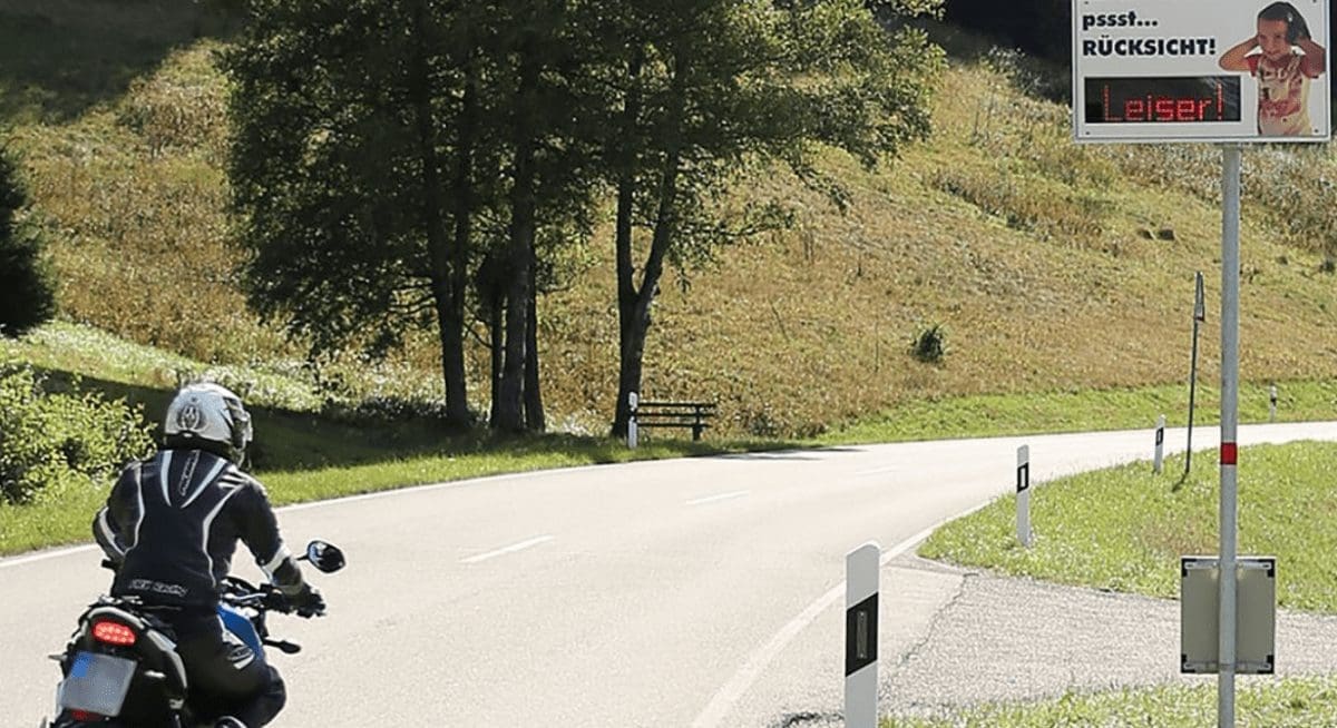 Official campaign against loud motorcycles goes from 1 area to 81 areas in Germany