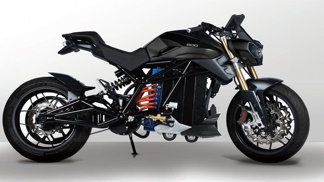 Voltu’s naked ELECTRIC motorcycle: the Rod 1. 250Nm. 150hp. 155mph. 