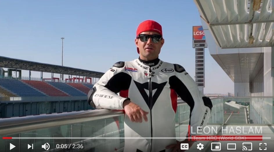 VIDEO: Watch a lap of Qatar on the 2020 Honda Fireblade with Leon Haslam