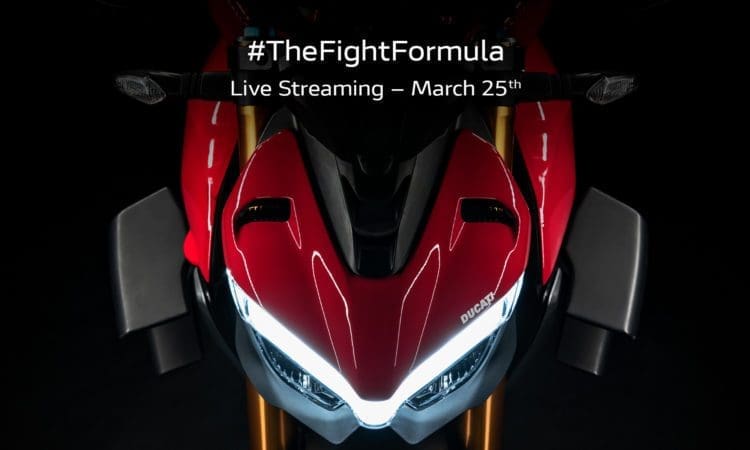 STREAM the WORLD LAUNCH of Ducati’s Streetfighter V4. Right HERE. 5.30pm.