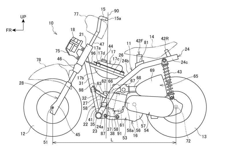 PATENTS: Honda’s designs for an EVEN SMALLER Monkey.