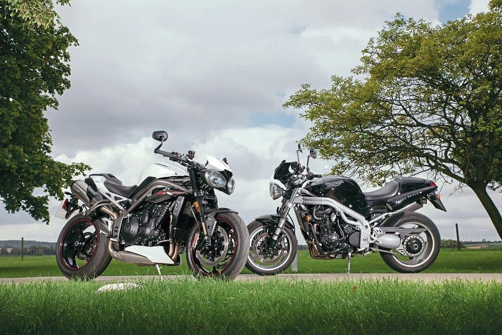Triumph Speed Triple: Then and now