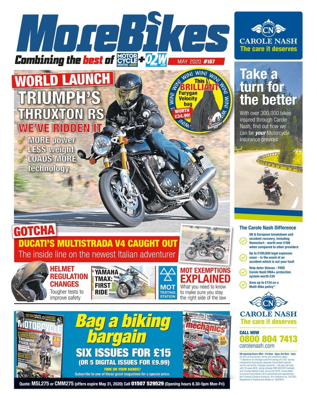 What’s inside the May edition of MoreBikes?