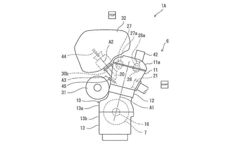 PATENTS: Kawasaki’s two-stroke engine for a HYBRID motorcycle