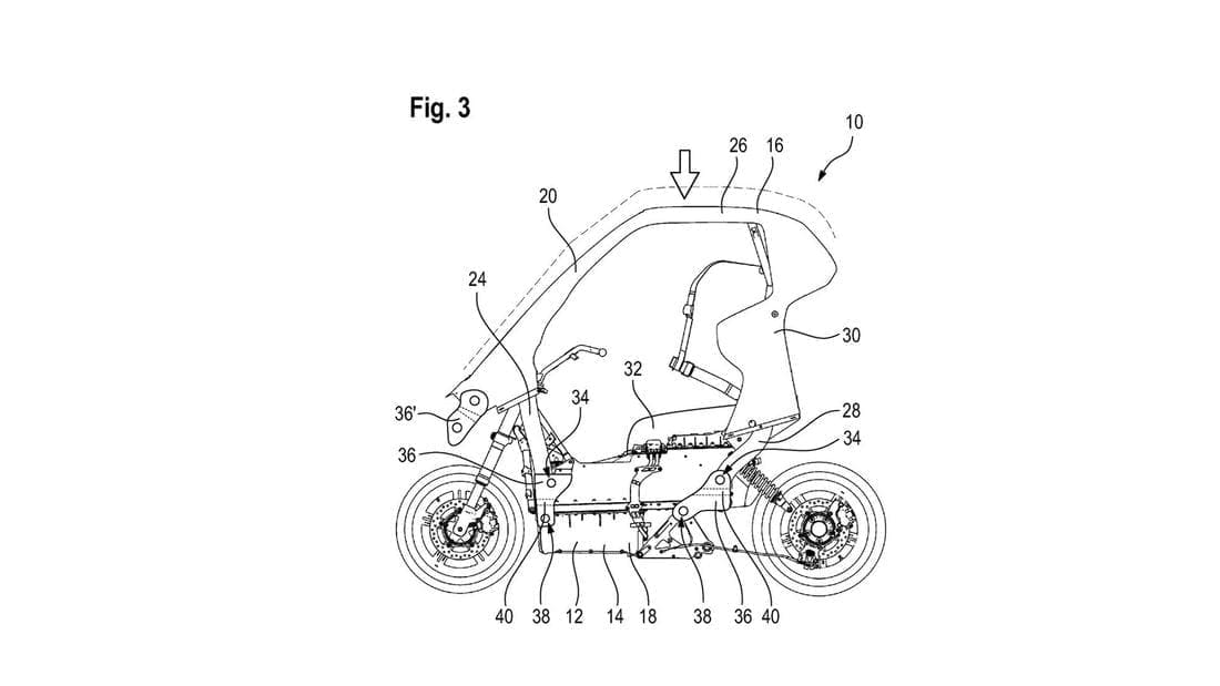 PATENTS: BMW’s bringing back the C1. But this time it’ll be electric.