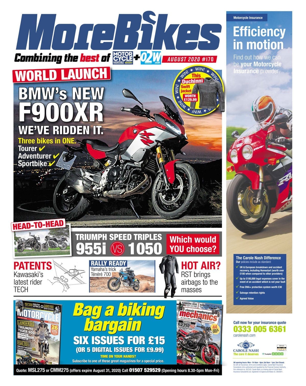 PREVIEW: August edition of MoreBikes