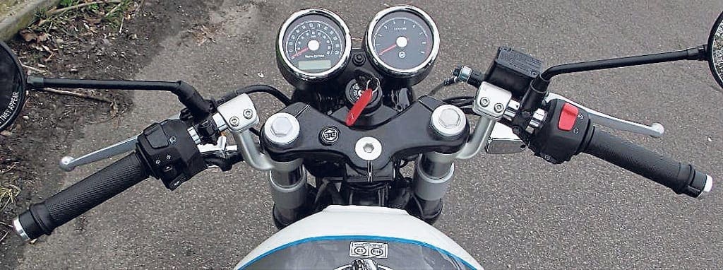 Royal Enfield Continental handlebars