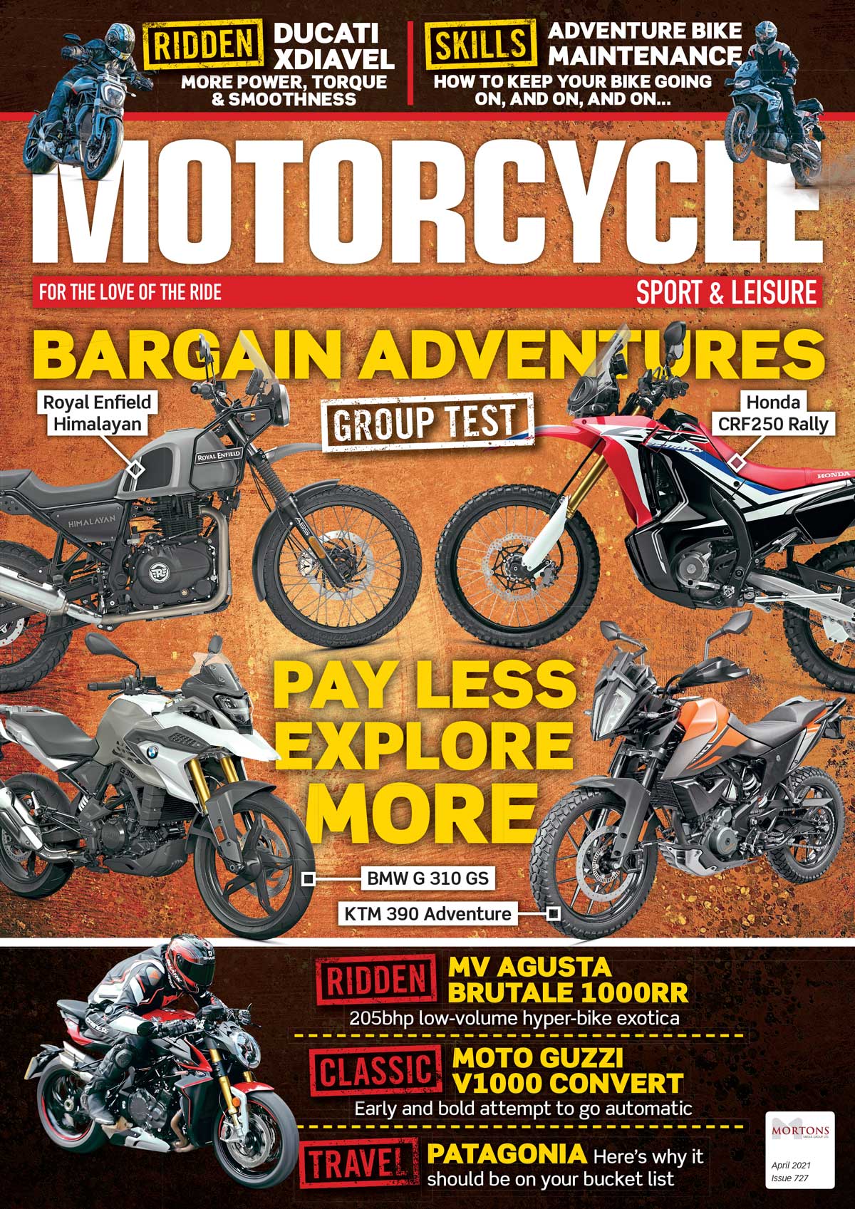 PREVIEW: April issue of Motorcycle Sport & Leisure magazine