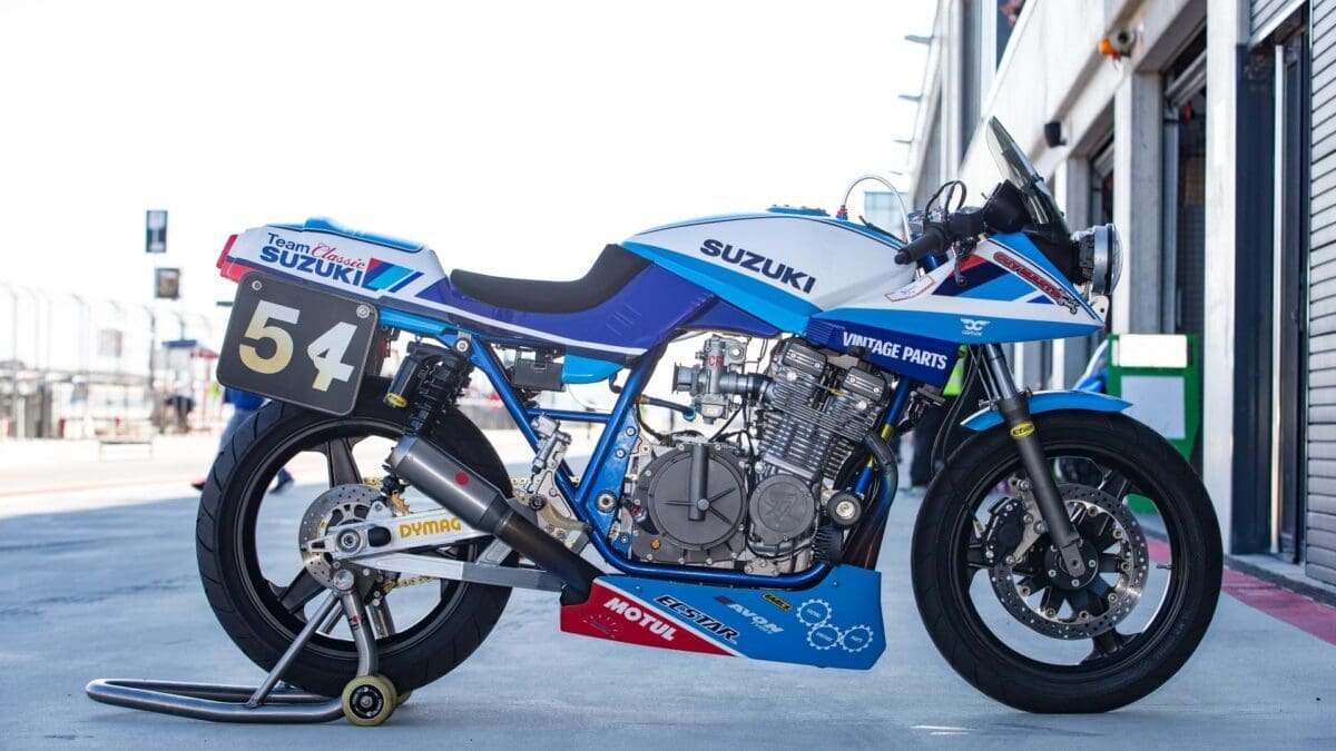 Team Classic Suzuki Katana endurance racer