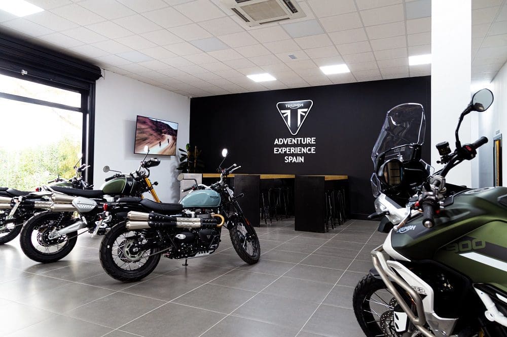 TRIUMPH MOTORCYCLES OPEN NEW ADVENTURE EXPERIENCE IN SPAIN
