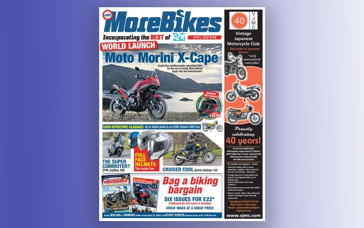 PREVIEW: April issue of MoreBikes newspaper