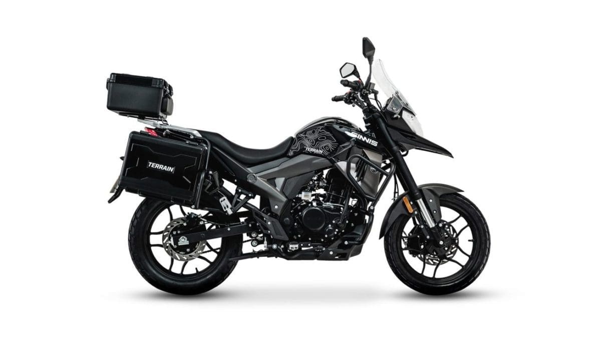 Sinnis Motorcycles Releases a Limited Edition Black Terrain 125cc Adventure Bike