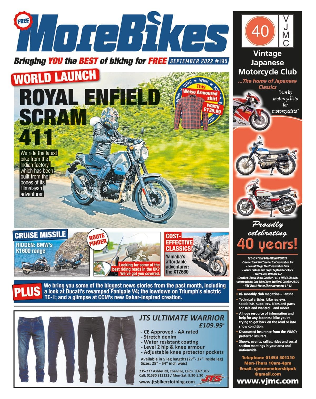 Preview: September issue of MoreBikes newspaper