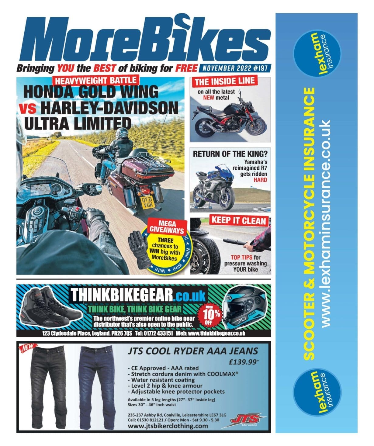 Preview: November issue of MoreBikes newspaper