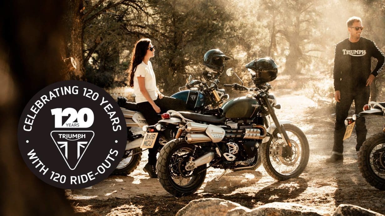 Last chance to be a part of Triumph’s 120th anniversary celebrations