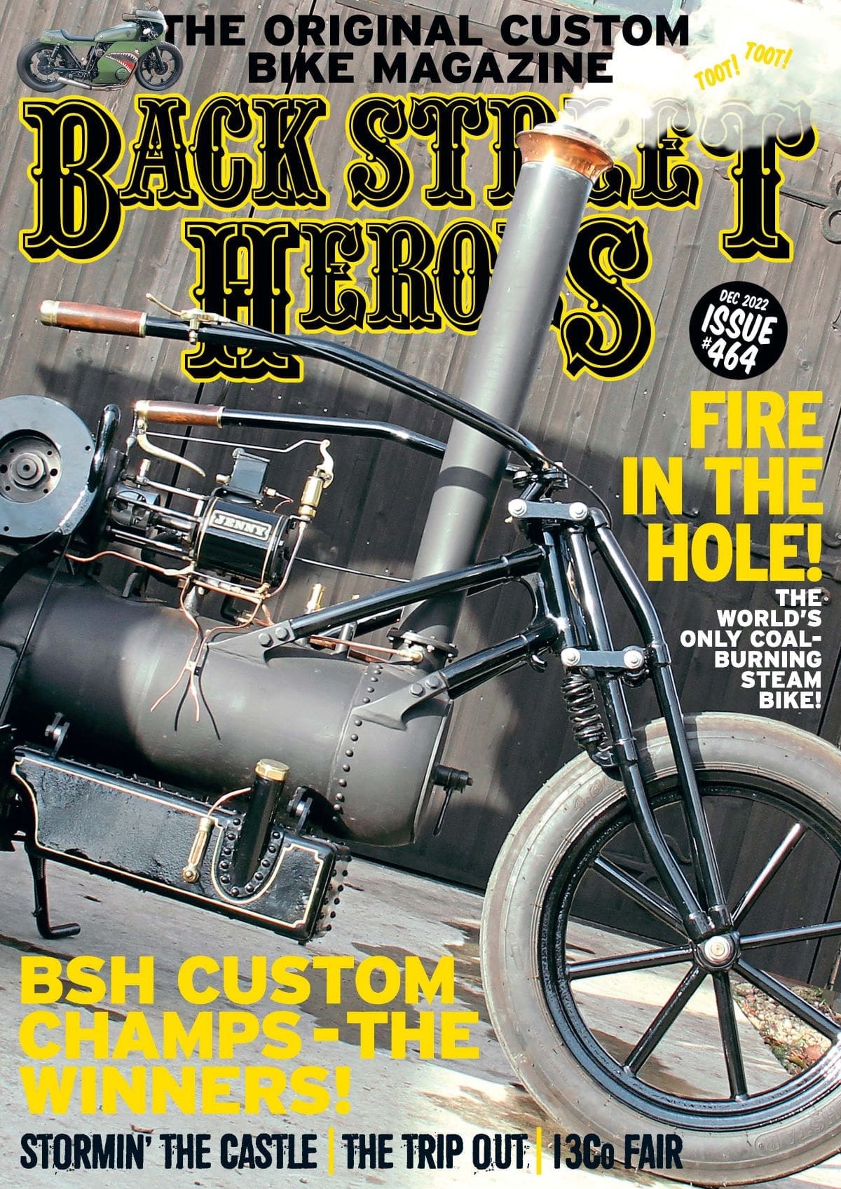 The December cover of Back Street Heroes.