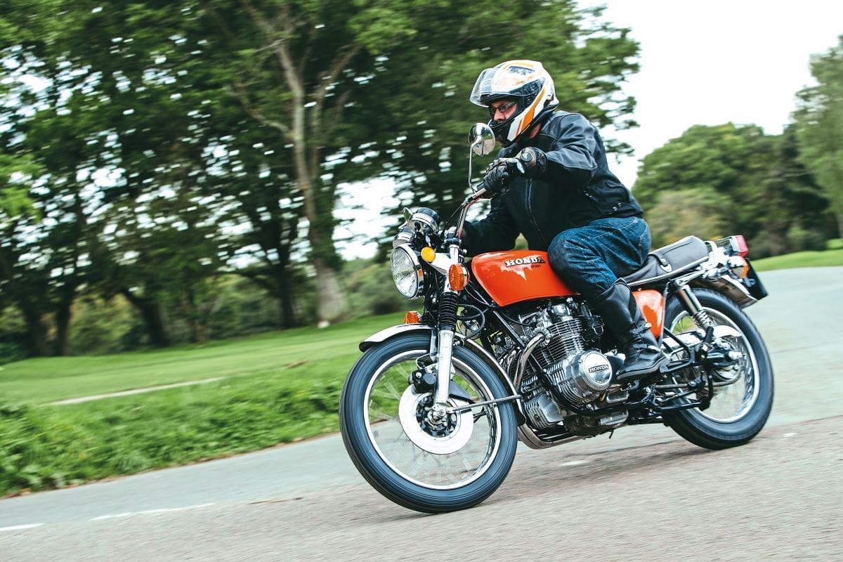 Riding the Honda CB550 Four