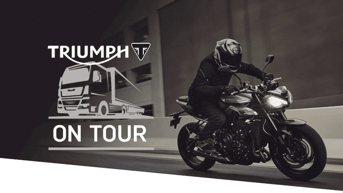 Triumph’s test ride fleet lands in dealerships